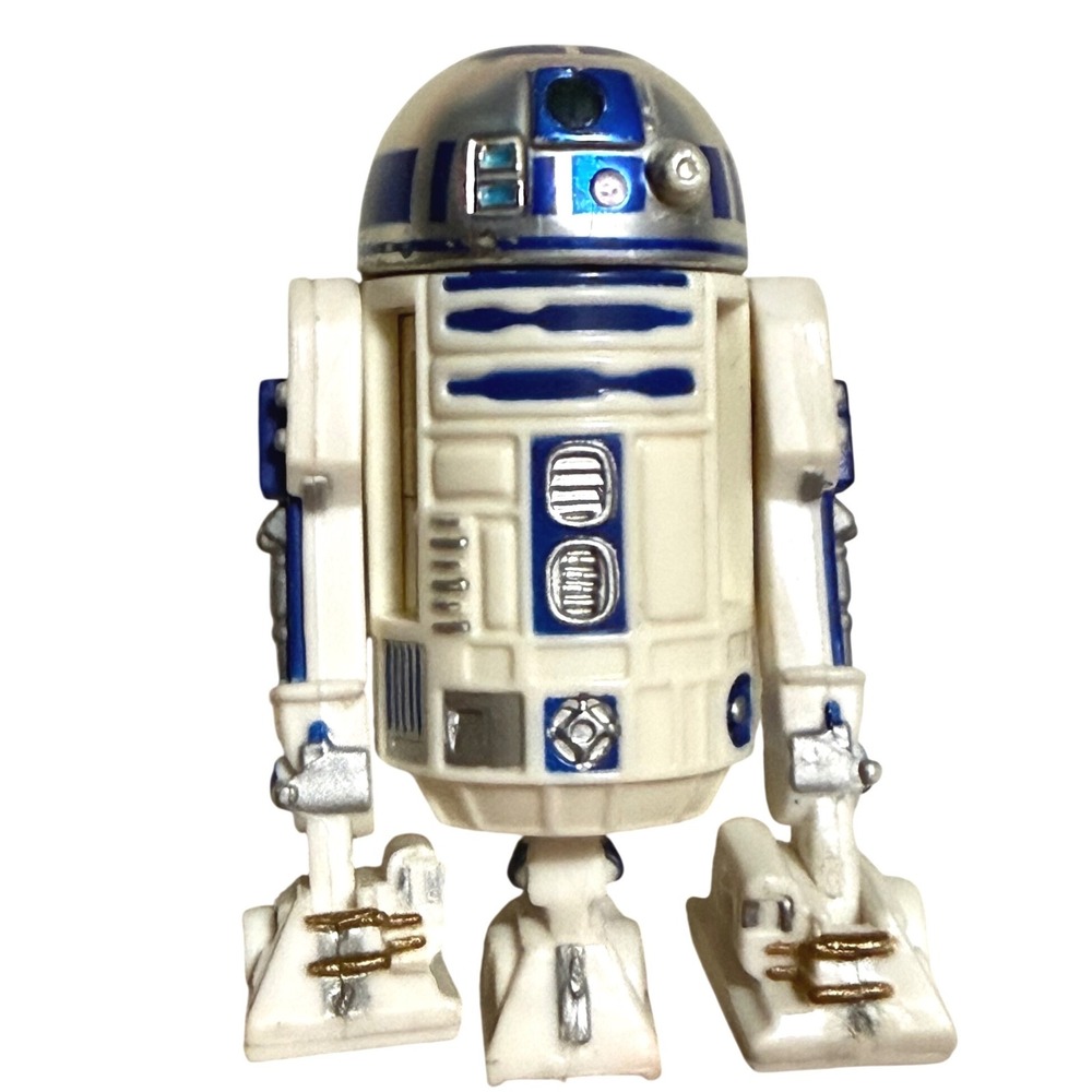 R2-D2 Vintage 1998 Hasbro Star Wars Droid Action Figure 2.5 Inch Retractable Leg
